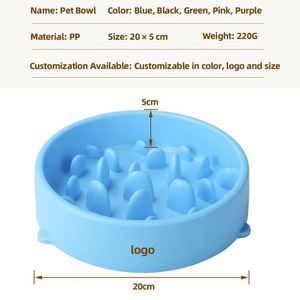 Bol d'alimentation anti-étouffement et anti-déversement pour chiens et chats – Gamelle anti-glouton pour animaux de compagnie - Product Image 4
