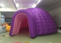 Tente dôme Igloo gonflable pour fête d'anniversaire, éclairage pour entreprise de location