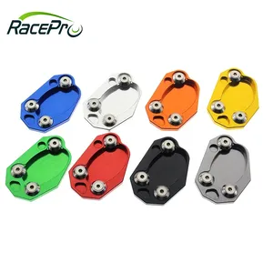 RACEPRO RP0480-1009B Motorcycle Kickstand Side Stand Extension Pad Plate For Kawasaki Z900 Z800 ZX10R ZX6R ER6N ER6F NINJA 650R