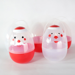 Modern Hot Selling 25cm Transparent <strong>Plastic</strong> Large <strong>Easter</strong> <strong>Egg</strong> with Handle Decorations - Product Image 5
