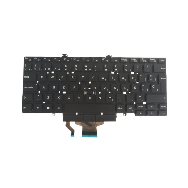 NEW SP Spanish Backlit Laptop Keyboard Teclado for DELL Latitude 3400 5400 5401 5410 5411 7400 7410 spare parts