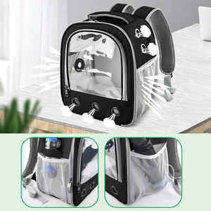 Pet Guinea Pig Carrier Backpack Carrying Bag for Cat Rabbit Parrot Hamster Outdoor Travel Hiking Pet Carrier Backpack <b>Carry</b> Bag - Product Image 3