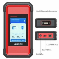 Launch X431 SmartLink C V2.0 Uzaktan Teşhis VCI J2534 PassThru DoIP CAN FD 12V 24V Otomobil Kamyon Ağır Vasıta Teşhis Arabirimi