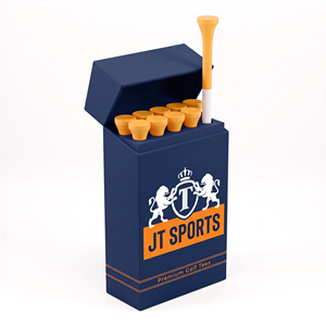 Lot de tees de golf durables en gros, 83 mm et 70 mm, boîte marine et orange, tees de golf personnalisables pour la distribution et l'approvisionnement en stock - Product Image 1