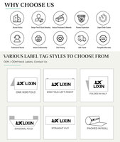 Étiquette tissée 3D de luxe personnalisée de haute qualité avec logo de marque en relief pour bagages, vêtements, pantalons, robes, chaussettes, chaussures, chapeaux