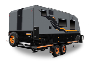 Roulotte <span class=keywords><strong>Camper</strong></span> di <span class=keywords><strong>Lusso</strong></span> Ecocampor 19FT <span class=keywords><strong>2021</strong></span> Fuoristrada con Tetto Rigido e Cucina Estraibile in Vendita - Product Image 2