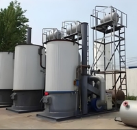 Chauffe-huile vertical industriel YGL à basse pression, fonctionnement sécurisé, certifié ASME/CE, capacité 1-4T, sortie 320°C