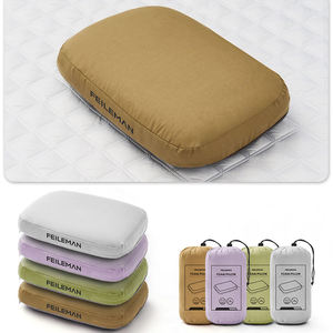 Oreiller en mousse à mémoire de forme douce et à récupération lente pour le camping en plein air, les voyages, soutien cervical portable pour la pause déjeuner - Product Image 3