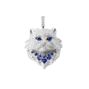 Collar con Colgante de Gato Persa, Plata de Ley 925, Joyería de Animales Adorables, Regalo para Amantes de los Gatos, Collar para Mujeres y Niñas, Personalizado - Product Image 1