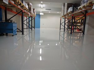 Recubrimiento plano de resina epoxi para pisos lisos, duraderos y resistentes al polvo, diseñado para almacenes y fábricas industriales y comerciales. - Product Image 1