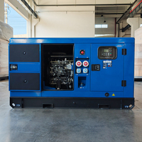 Groupes électrogènes diesel silencieux neufs 313 kVA 288 kW, prix idéal 375 kVA, refroidissement par eau.