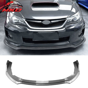Fits For Impreza WRX STI 11-14 Front Bumper Lip Chin <b>Splitter</b> PP Carbon Fiber Print Auto Parts Automotive Accessories - Product Image 1