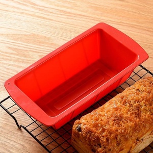 Factory Spot <b>Silicone</b> Rectangular Toast Bread Cake <b>Baking</b> Pan Non- Stick <b>Baking</b> Mould Tray - Product Image 2