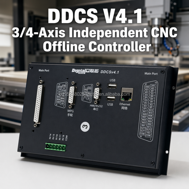 JLE CNC TECH CNC Motion Controller Kit 3/4 Axis DDCS V4.1 1474MPG Pendant Offline Best Price