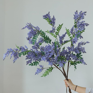 3 Tallos de Flores Artificiales de Locust, Flores Artificiales Adecuadas para Decoración de Interiores y Exteriores, Fiestas, Bodas, Ramos - Product Image 5