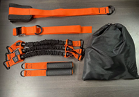 Équipement d'aide à la traction réglable et robuste avec 4 bandes d'assistance Ceinture d'assistance à la traction avec corde élastique