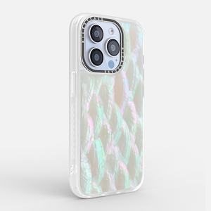 Coques de téléphone personnalisées en TPU transparent anti-impact 3M, coque de téléphone mate en nacre naturelle pour iPhone 16 15 14 13 Pro Max - Product Image 6