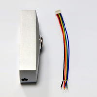 Botón de Salida con Luz LED de Aleación de Zinc, Botón de Presión Automático para Puerta Montado en la Pared con LED para Sistema de Control de Acceso a Puertas