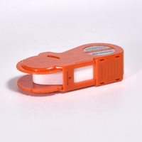 Nettoyeur de connecteurs à fibre optique, boîte de nettoyage de fibre optique CLE-BOX-S pour connecteurs SC/FC/MU/LC/ST/D4/DIN, plus de 500 nettoyages, couleur rouge