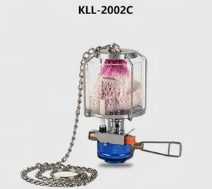 KLL2002c ที่ดีที่สุดกลางแจ้งตั้งแคมป์แสงโคมไฟก๊าซตั้งแคมป์โคมไฟเบาแบบพกพา
