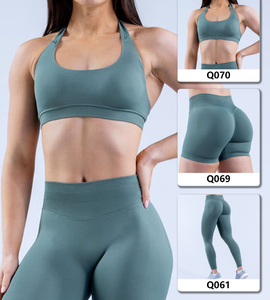 <span class=keywords><strong>2025</strong></span> liền mạch yoga quần short áo ngực thiết lập cao eo nhanh chóng khô phòng tập thể dục Quần short thiết lập cho phụ nữ yoga tập thể dục quần áo bán buôn - Product Image 6