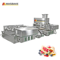 Machine à crêpes automatique industrielle de table, machine à crêpes électriques, équipement de production automatisée pour la cuisson des crêpes