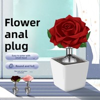 Plug anal en forme de fleur 100% étanche pour hommes et femmes Masturbateur