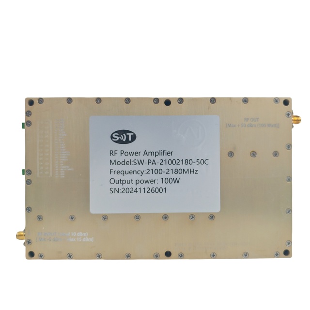 L Band Solid State Amplifier Module 2100-2180MHz Linear RF Power Amplifier for Radar Systems