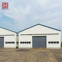 ZTSS Nouvelle Conception Entrepôt/Atelier à Structure Métallique Économique, Unités de Stockage Intérieures et Extérieures à Montage Rapide, Structure Préfabriquée