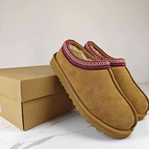 Botines de Invierno para Mujer 2026, de Piel de Vacuno Original, Forro de Borrego, Ligeros, Antiolor, con Suela de Goma, Cálidos para Interiores - Product Image 1