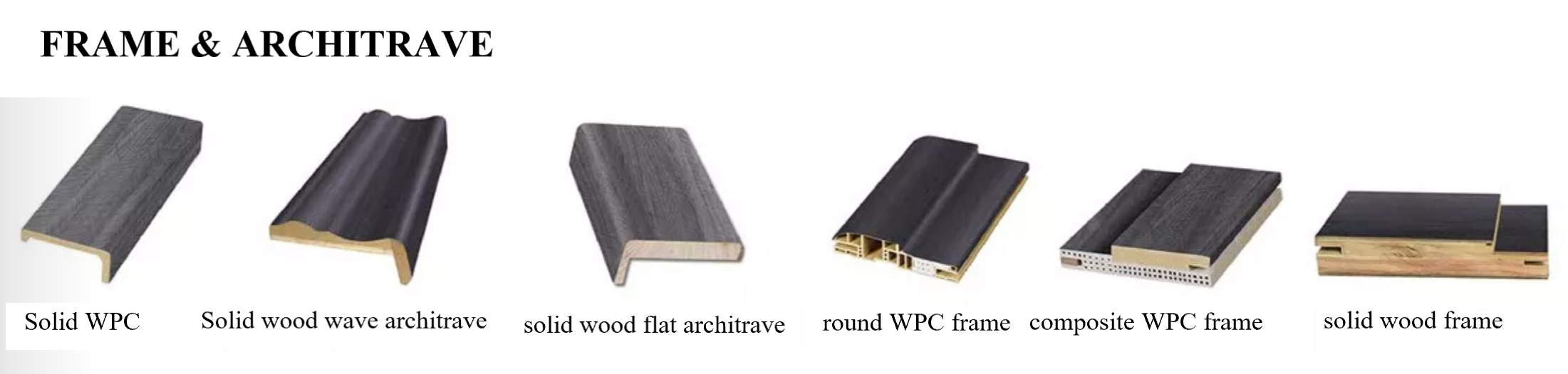 Waterproof Soundproof Cheap WPC Door Panel ABS/PVC/WPC Door for Hotel