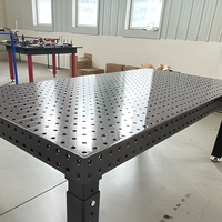 Plateforme de maintien de pièces pour soudage 3D haute précision, table de fixation réglable en fonte et acier pour fabrication industrielle et assemblage, Nouveau