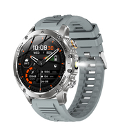 Direkt vom Hersteller: Neue AK82 Smartwatch mit 1,8 Zoll HD-Display, Bluetooth-Anruffunktion, IPX8, Herzfrequenz- und SpO2-Messung, Multi-Sport-Fitness, Schlafüberwachung, KI-Sprachsteuerung, Musikfunktion, Silikonarmband für Herren
