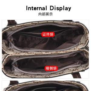 Bolsos de Lujo para Mujer, Bolsos de Diseñador de Gran Capacidad, Bolso Cruzado de Hombro para Mujer, Bolso de Mano Casual de Cuero PU Personalizado - Product Image 6