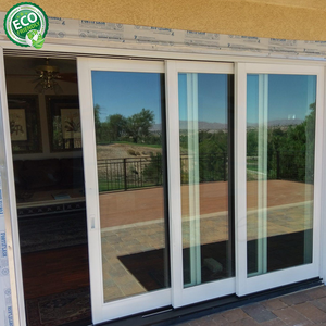 High-end Customizable Panoramic Glass <b>Sliding</b> Door Aluminum Alloy Frame Modern Design Waterproof For Apartments - Product Image 1