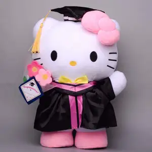 35Cm sevimli Sanrio Kuromi peluş bebek tarçın köpek heykelcik melodi lisans elbise mezuniyet peluş oyuncak