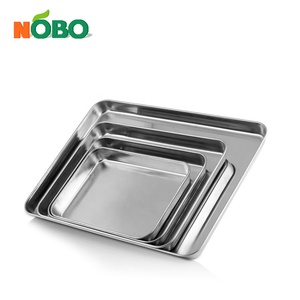 Food Grade Metal Prep Grill <strong>Toaster</strong> Food <strong>Tray</strong> 304 Stainless Steel Custom Burger Serving <strong>Tray</strong> - Product Image 2