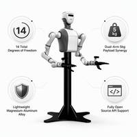 Hirobot Nuevo Robot Colaborativo A2CR-W4 de Aleación de Magnesio-Aluminio, Motor PLC, Software Personalizable, Entrada AC220V 500W, 1 Año de Garantía, 40kg