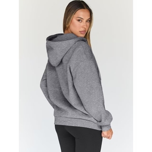 2025 à la mode haute reine femmes surdimensionné Zip sweats à capuche vestes décontractées pour dames automne école mode hiver tenues - Product Image 2