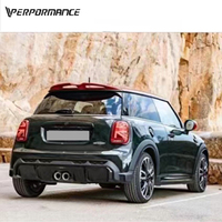 Kit carrosserie PP 2022 pour lifting, pare-chocs avant, diffuseur arrière, tuyau d'échappement, aileron arrière pour JCW MINI F55/F56/F57