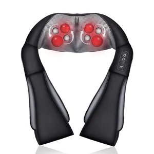 2023 Hot Electric Neck and Shoulder Massage Pillow Foot Shiatsu Back Massager Back and Neck