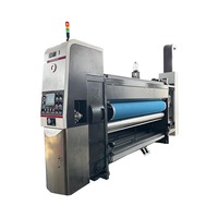 Machine d'impression flexographique miniature pour boîtes en carton ondulé, 2 couleurs, imprimante économique à base d'eau avec changement rapide