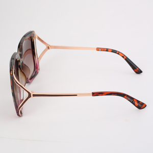 OEM New Trendy SP10329 UV400 Protection Full Rim Square Women Sunglasses with metal temple Outdoor Use Fashion - Product Image 4