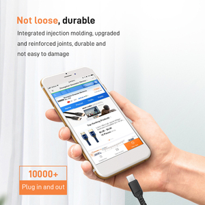 Rápido de carga USB A USB-C de algodón trenzado de alta velocidad de sincronización de datos USB tipo-C Cable para teléfono móvil portátil - Product Image 4
