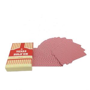 Fabrication de jeux de cartes de <span class=keywords><strong>poker</strong></span> de taille jumbo 100% plastique personnalisés, cartes à jouer en PVC imperméables, fournitures de casino - Product Image 4