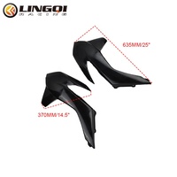 LING QI Kit de carénage de moto Panneau latéral pour KT250 Dirt Bike Pit Bike