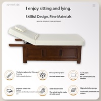Table de massage chauffante électrique ShiLu, 1 ou 2 moteurs, lit de beauté en cuir PU, cadre en bois, éponge haute densité, chauffage intégré, design moderne