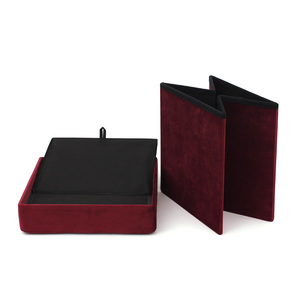RTS Moderna di Lusso Mobili Per La Casa di Velluto <span class=keywords><strong>Pieghevole</strong></span> Ottoman di Stoccaggio <span class=keywords><strong>Poggiapiedi</strong></span> <span class=keywords><strong>Sgabello</strong></span> - Product Image 4