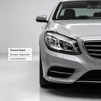 Phares LED haute performance pour Mercedes Benz Classe C 205 2019-2022 Configuration haut de gamme OE A2059069505 A2059069605