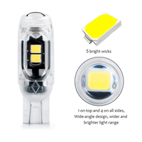 SUNKIA w5w T10 194 168 Auto-LED-Licht 3030 5SMD 12V Map Dome Light Kennzeichen leuchte
